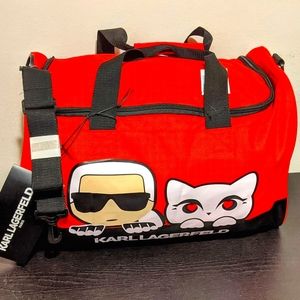 Karl Lagerfeld Paris Gym Duffle Bag Luggage!!
